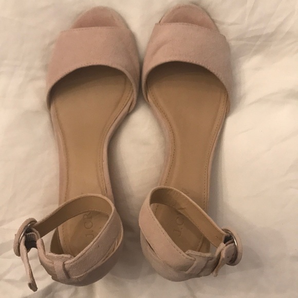 J crew Laila pink suede wedge - Picture 2 of 2